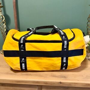 Johnnie Walker Yellow Duffel Bag / Travel Gym Bag Black & Yellow